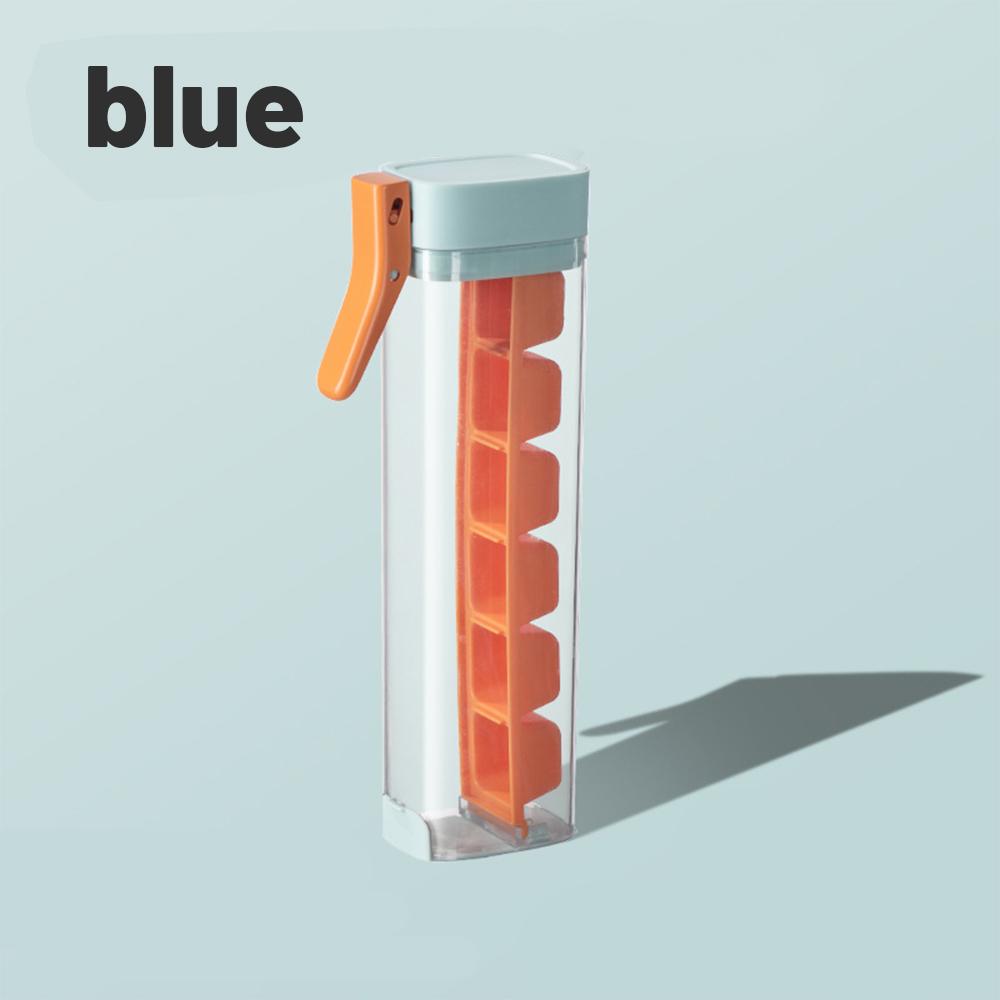 6 Grids Ice Hockey Making Tool One Click Press Ice Ball Maker New DIY Single Hand Easy Demould Ice Cube Mold with Handle