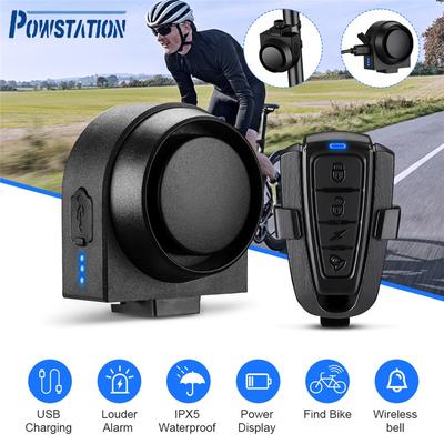 Sistema de Alarme de Segurança Antifurto para Bicicleta e Motocicleta Sensor de Vibração e Movimento Recarregável Alerta Multiuso Devi
