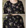 Summer Vintage Floral Linen Maxi Dress Long Loose Style Plus Size Women Lady Dress