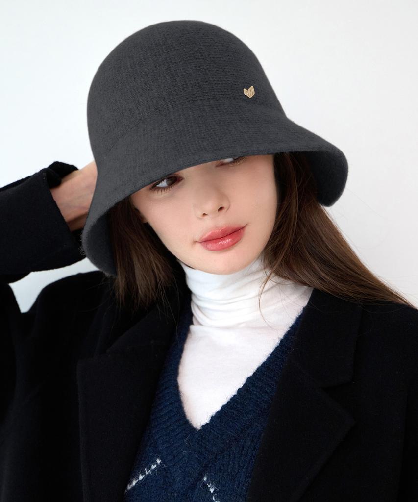 Koipeu Wool Bell Ribbon Hat Cf083Ht103