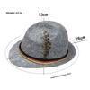 Fashion Dress Up Oktoberfest Hat Fedora Hat Panama Feather Decors Hat Bavarian Jazz Costume Cosplay Cap Photo Props