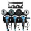 Large Capacity Tool Storage Rack Sturdy Metal Storage Rack  Fixed Polishers Holder