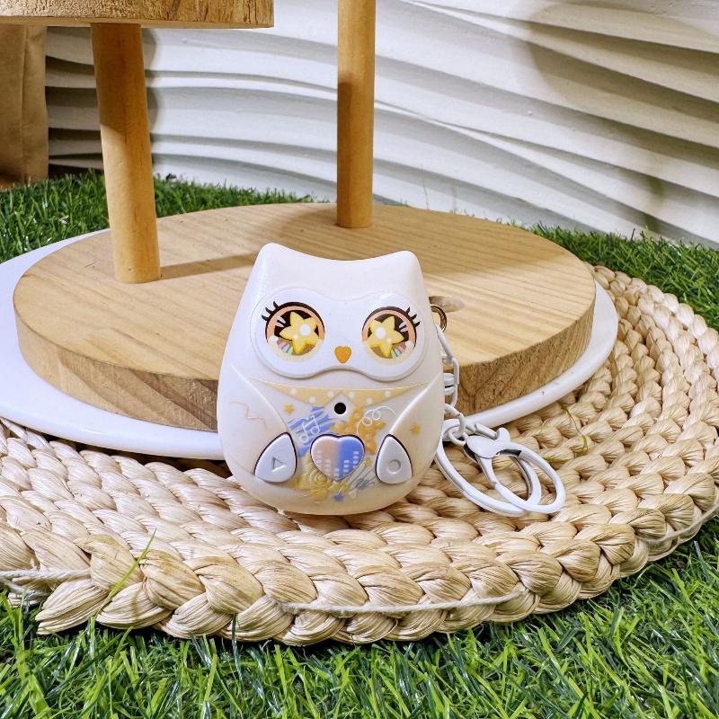 Portachiavi Registratore Vocale Gufo Adorabile Ciondolo Registrabile Portatile Portachiavi Per Amici Bambini Regalo di Compleanno Portachiavi per Zaino