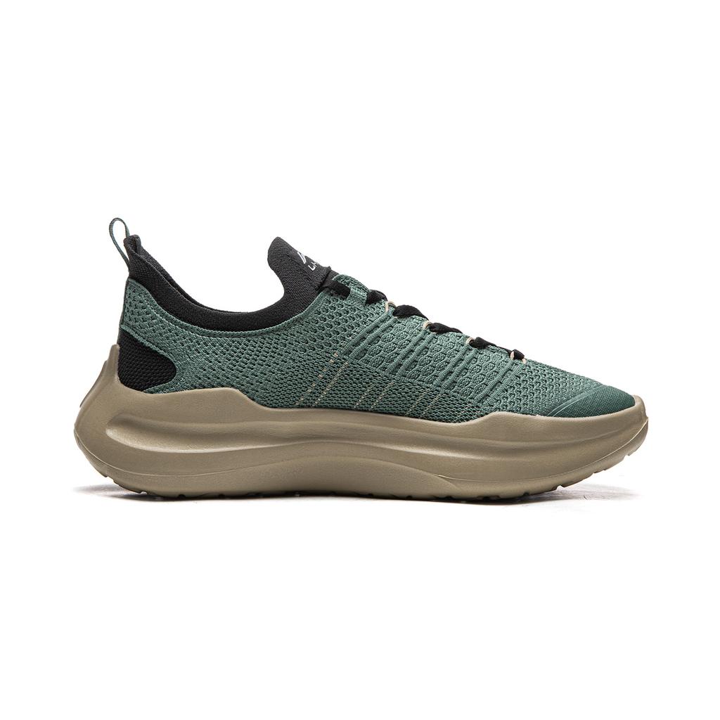 Li Ning Cloud Wave Slip On Cushioning Slip Resistant Abrasion Resistant Lightweight Low Top Casual Shoes Men's AGLW051-4