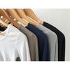 tops Women's Korean Fashion Tops Cut and Sew Long Sleeve Cropped Short Length Slim Stretch Plain Solid Color Affordable Simple Feminine Casual Autumn