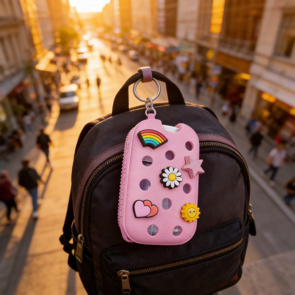 Touchland Hand Sanitizer Holder For Spray Bottles With Eva Material For Travel And Daily Use