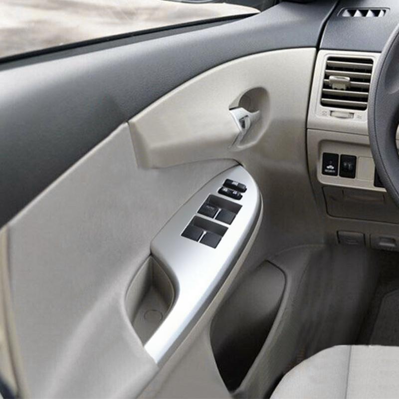 Front Rear Master Power Window Switch Bezel Trim For Toyota Corolla 2007 2008 2009 2010 2011 2012 2013 Power Window Switch Panel