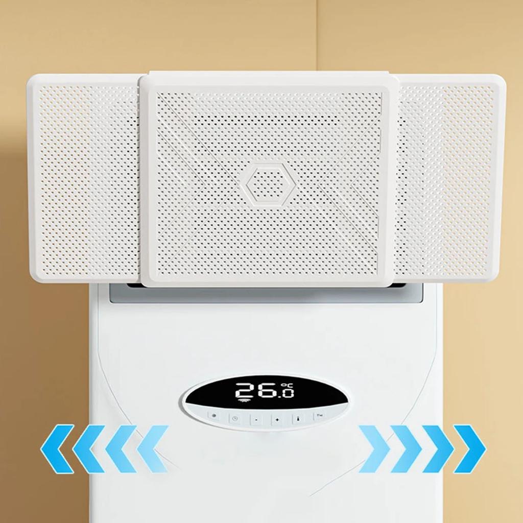 Adjustable Air Conditioner Air Deflector Prevent Blowing Window Air Conditioner Windshield Easy Installation Deflector