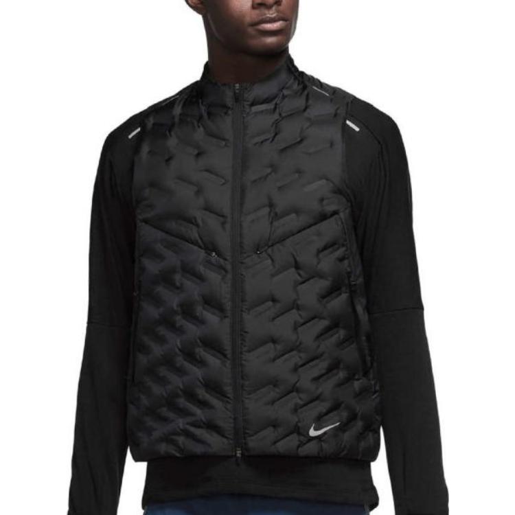 Nike Therma-Fit Adv Repel Lightweight Waterproof Running Down Vest Men Vests Black DD5696-010