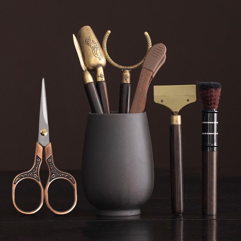Tea Ceremony Accessories Set Kung Fu Tea Set Accessories Daquan Tea Brewing Tools Tea Leak Tea Pen Tea Clip Tea Scissors