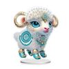 Tiger Diamond Painting Desktop Decorations Horse Chicken Zodiac 5D DIY Diamond Art Tabletop Decorations for Office Desktop Decor