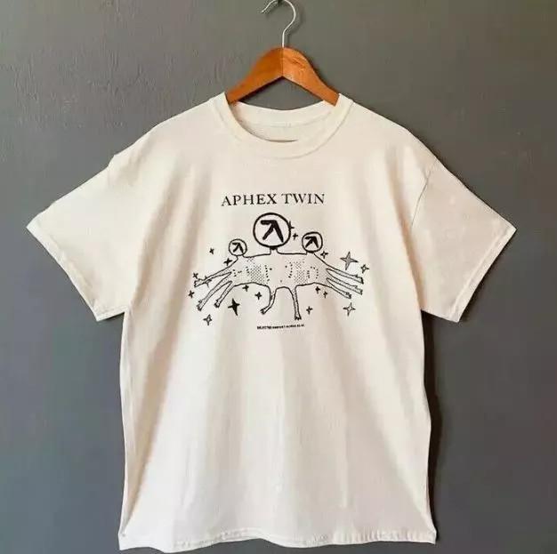 חולצת טי Aphex Twin Band Selected Ambient Work כל המידות S-5XL
