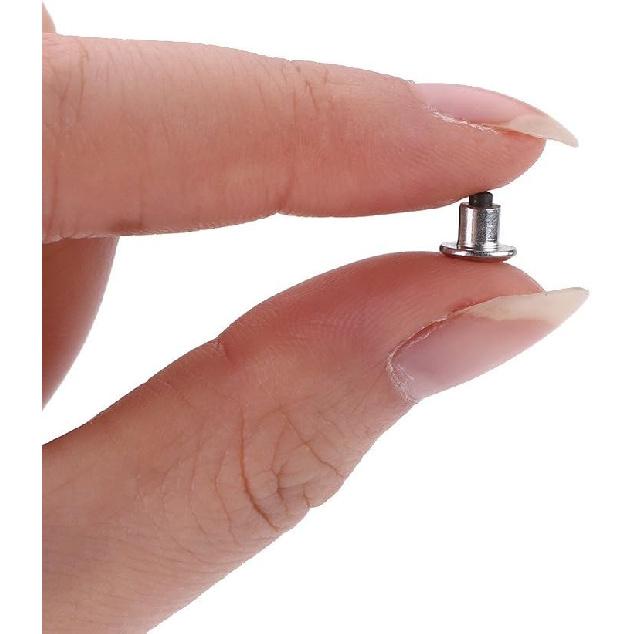 100 Stück 6,5 mm / 0,26" Anti-Rutsch Schneeschraubenstollen, Reifen-Schneeketten Reifenstollen Zierleiste für ATV Motorrad Fahrrad Schuhe