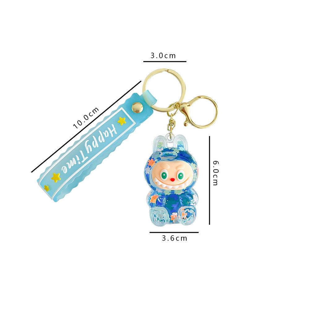 Flowing Sand Keychain Cute Cartoon Bag Pendant