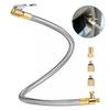 Inflatable Tube Hose Car Tire Air Inflator Hose Inflator Tube Connection Quick Inflation Chuck Locking Air Chuck for Motorcycle