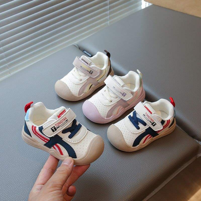 Baby toddler shoes spring and autumn new non-slip soft-soled functional shoes for infants and toddlers 1-3 years old boys and girls sports shoes