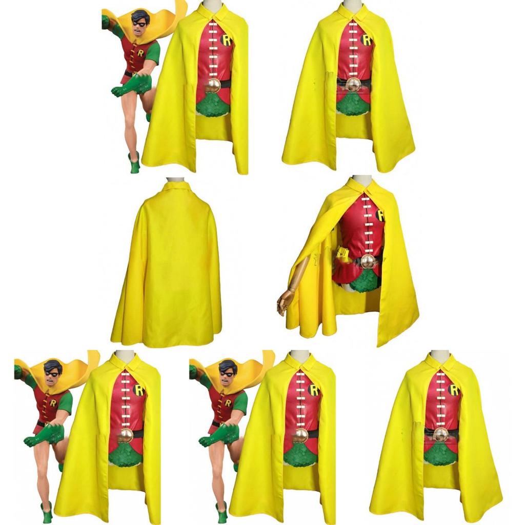 Teen Titans Robin Cosplay Costume With Polyester Blend For Halloween Stage Performance Adults