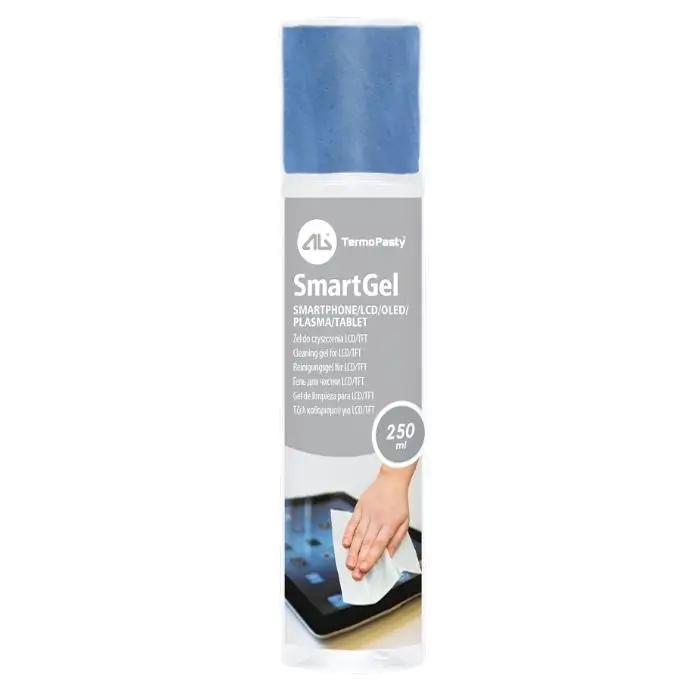 Smartgel 250 With Microfiber - Smudge-Free And Alcohol-Free Screen Cleaning Gel