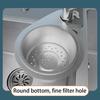 1Pcs Swan Sink Strainer Basket Stainless Steel Corner Sink Strainer Kitchen Sink Drain Basket for Kitchen Sink