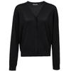 VEROMODA V-Neck Wool Blend Rhinestone Cardigan