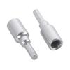 Transducer Adapter 1/4inch Hex 6.35mm To 4mm Magnetic Adapter Sleeve Socket For Screwdriver Drill Bit Electronic