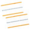 525pcs 17 Values Resistors Assortment Kit 0.25W 1/4W Resistors Metal Film Resistor Kit  Electronics