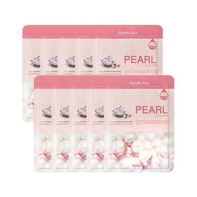FARMSTAY Visible Difference Maskepakke Perle 23ml x 10 ark