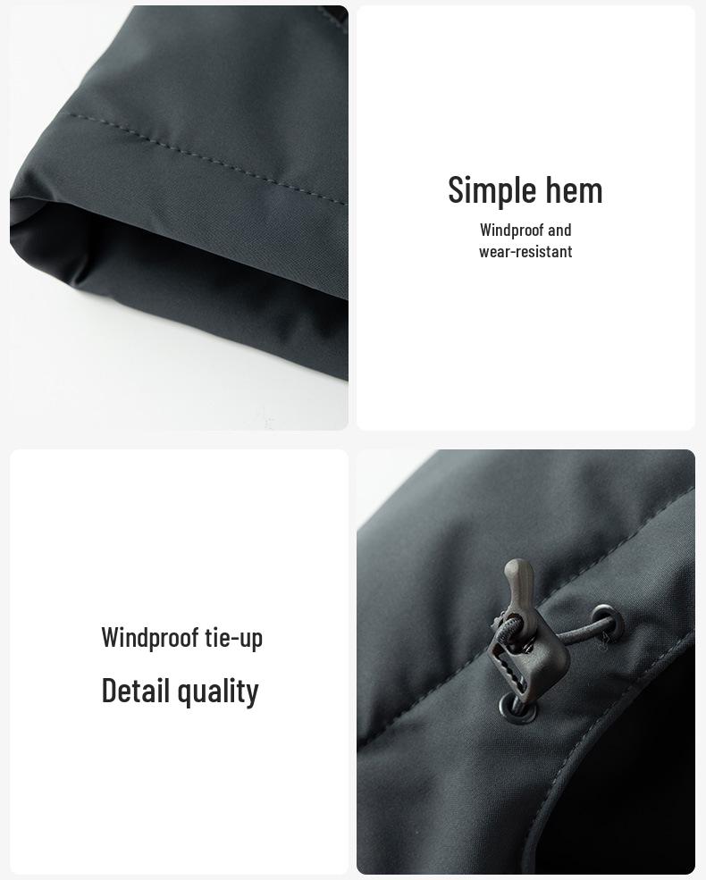 2025 Couple’s Warm Graphene Hooded Cotton Jacket - Men's Winter Mountaineering Outerwear