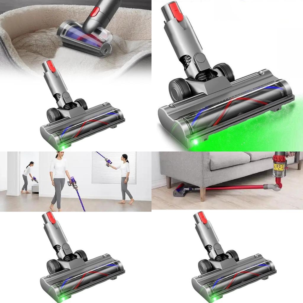 For Dyson V10 V12 Slim Soft Rollers Vacuum Cleaner Floor Brush With Manual Control For Home Use