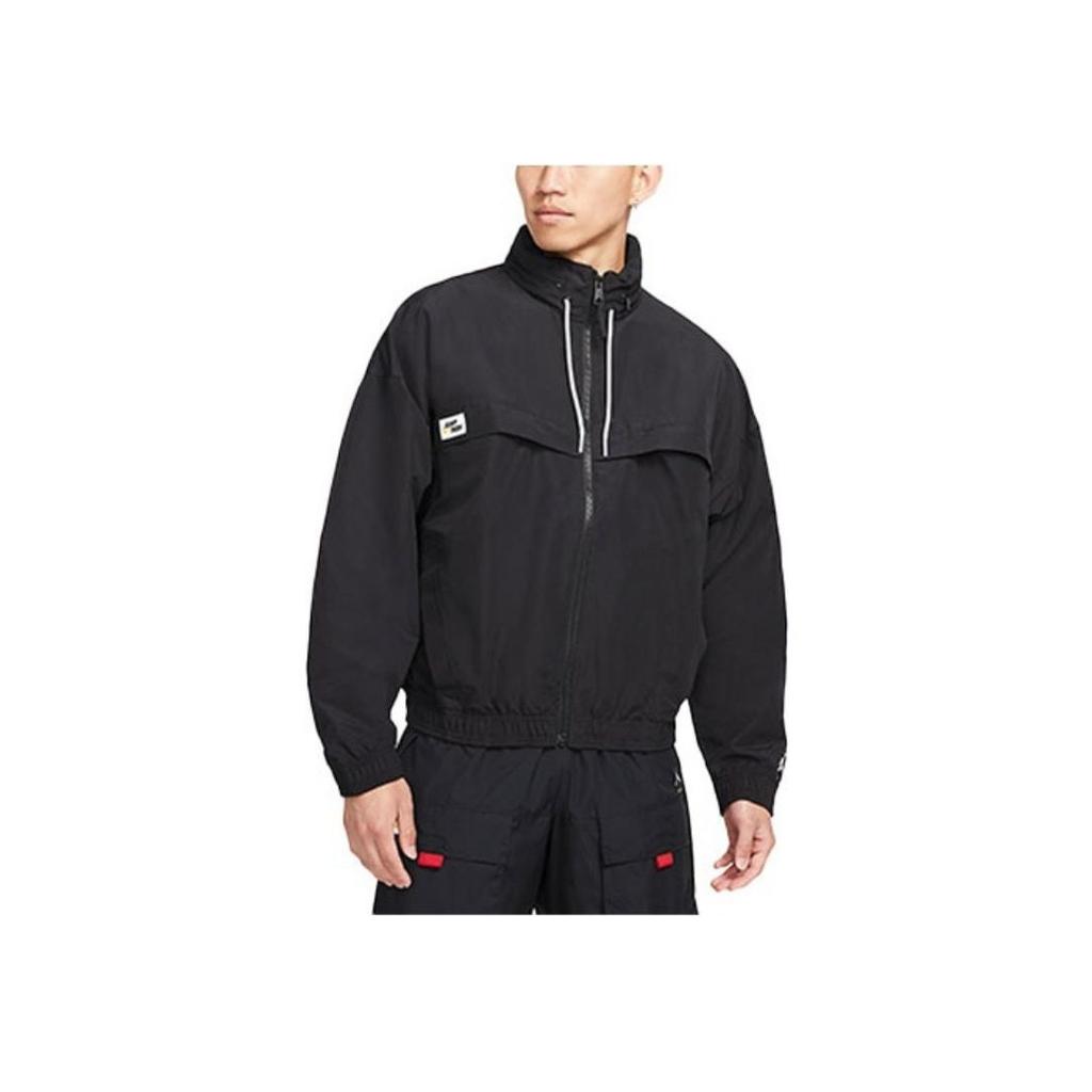 Jordan Jumpman Lightweight Woven Sport Jacket With Packable Hood Men Jacket Black DA7173-010
