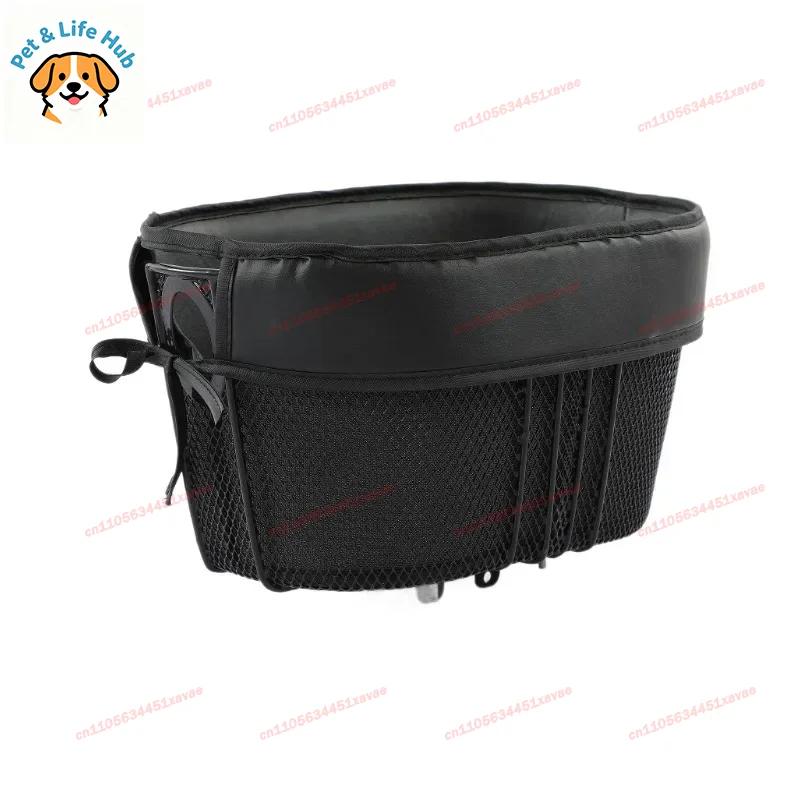 Bicycle Pet Basket Dog Cat Bag Bike Basket for Mountain Road Bike Cross Saddle Pet Products Dog Supplies