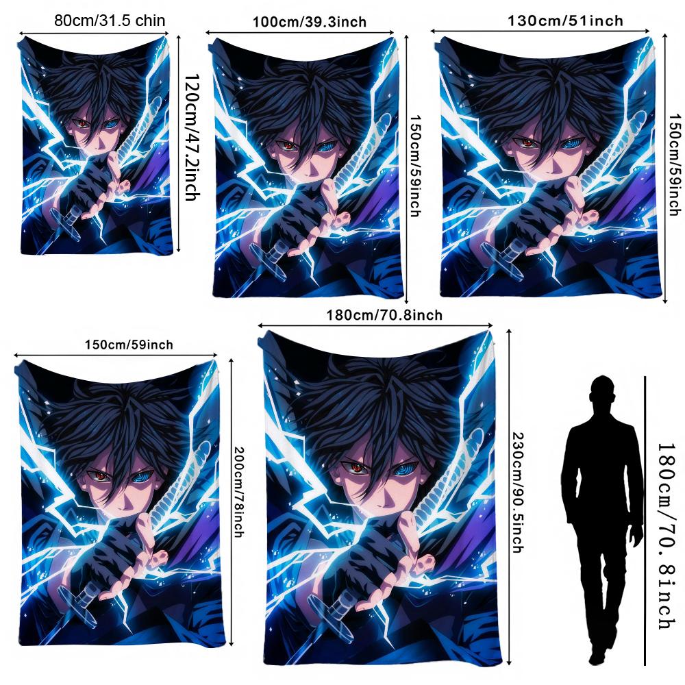 Kakashi Anime Ninja Print Blanket Sofa Blanket Soft And Comfortable Outdoor Plush Blanket Christmas Gifts Machine Washable