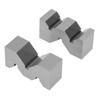 2Pcs High Accuracy Carbon Steel M Type V Block 50mm For Platform Measurement