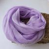 Pure Linen Thin Solid Color Scarf Multi-Color Fresh And Elegant Beach Silk Scarf Women'S Versatile Sunscreen Shawl