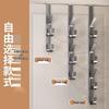 Stainless Steel Over-Door Clothes and Hat Hook Rack, No Drill Needed