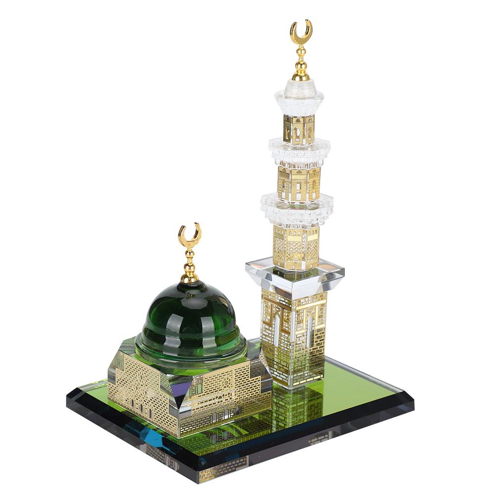 1 Set Muslim Kaaba Dome Mosque Islamic Desktop Ornament Table Car Decor Crafts Gifts