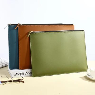 A4 Business Briefcase with Zipper Document Bag 2025 Tablet Bag  Professional Use