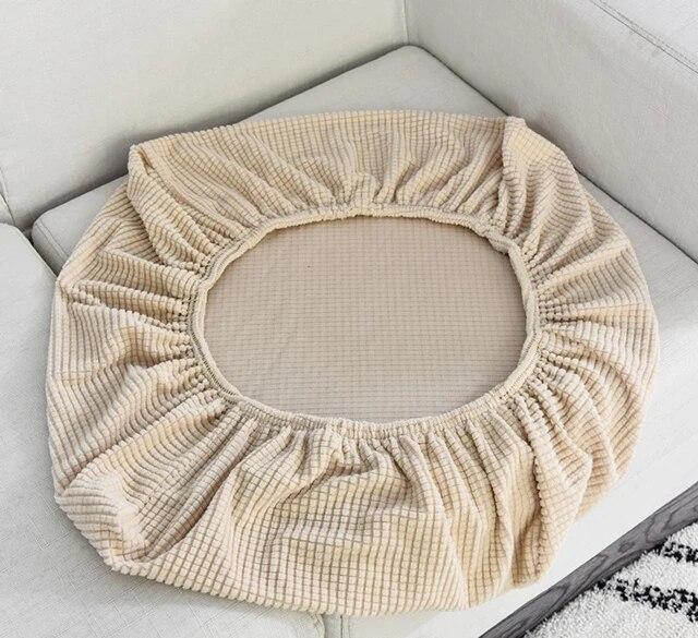 1/2/3/4 Seat Jacquard Sofa Seat Cushion Cover Chair Cover Stretch Washable Removable Slipcover Polar Fleece Sofa Protector 1PCS