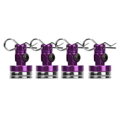 4PCS Magnetic Invisible Stealth Shell Column for  SCX10 4WD HSP 1 10 RC Car with Slotting