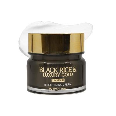Creme Iluminador de Arroz Preto e Ouro Luxo 100g (3 opções)