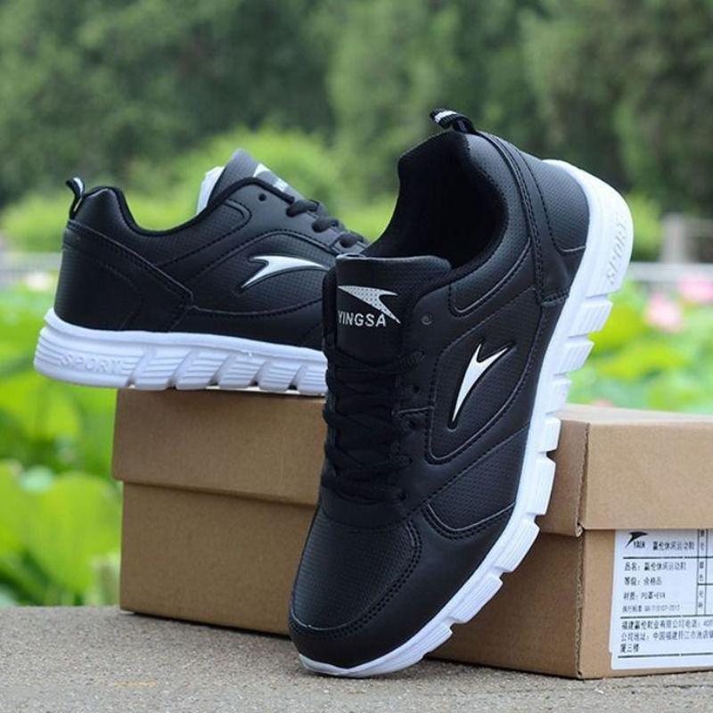 Frühling und Herbst Leder Oberfläche Sneakers wasserdichte Freizeitschuhe weiße Laufschuhe Student modische Schuhe weiße Sneakers Unisex Schuhe Tennis