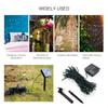 7M Solar String Lights LED Waterproof 8 Lighting Modes for Courtyard Garden Tree Party Christmas Halloween Decorations