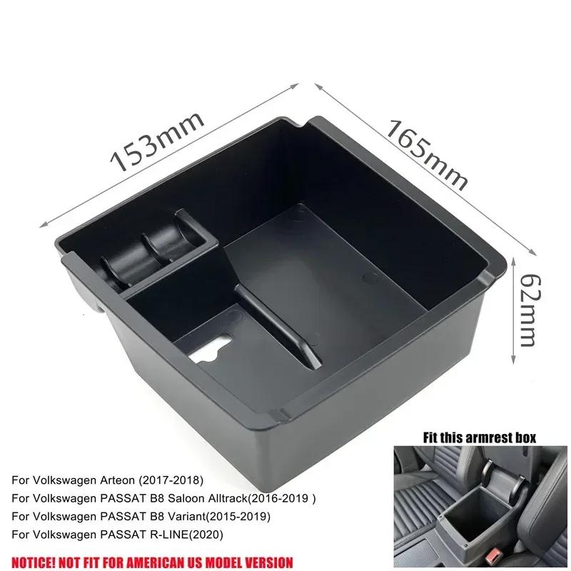 Car Accessories Armrest Storage Box For Volkswagen Golf 7 MK7 Golf 6 MK6 Scirocco Touran PASSAT Teramont Tiguan Touareg Sharan