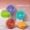 Double Sided Silicone Bath Brush For Gentle Exfoliation And Deep Cleansing With Ergonomic Handle