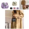 Stylish Minimalist Saddle Bag Women's Cross-border Trend Small Pu Shoulder Bag