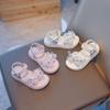 2026 Silver Open-Toe Roman Sandals for Girls - Princess Style Summer Beach Shoes