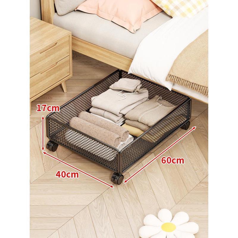 Aufbewahrungsbox für unter dem Bett mit Rädern - Flacher Organizer Schubladen-Typ für Kleideraufbewahrung