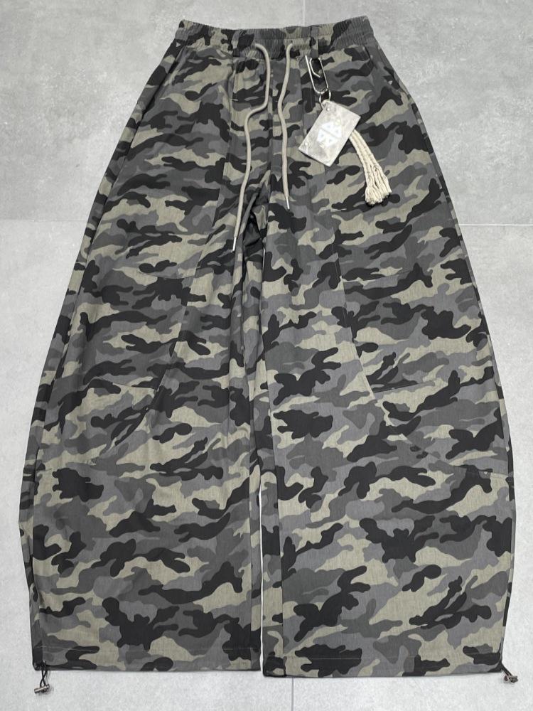 Pantaloni Jazz da Donna Camouflage a Gamba Larga Primavera 2026 - Snellenti e Versatili per l'Uso Quotidiano