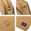 [RAKEE] Men's Shoulder Bag, Messenger Bag, Canvas, Shoulder/Crossbody, Waterproof, Large Capacity, Durable, 6 Colors