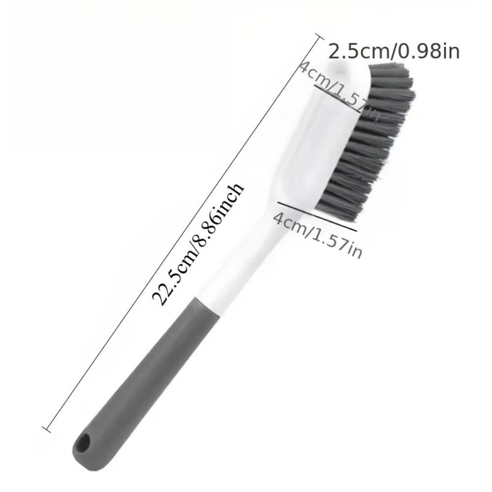 Stain Removal Cleaning Brush Long-Handle Scrub Brush Portable Hard-Bristled Brush Shoes